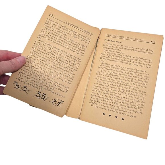 Vintage 1946 Book 50 Card Games for Children Vernon Quinn Whitman Ephemera - Picture 7 of 11